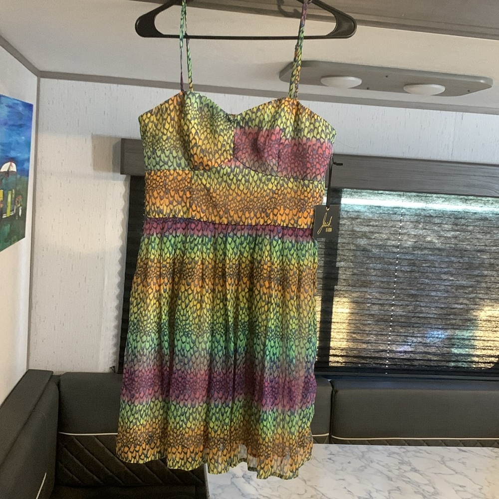 Jack By BB Dakota NWT SZ 6 Animal Core Print.Mardi Gras/ Party - Picture 12 of 12